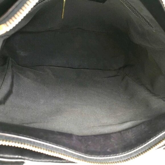 Authentic CHANEL Vintage Lambskin Quilted Chocolate Bar Tote Black Purse - Picture 9 of 11